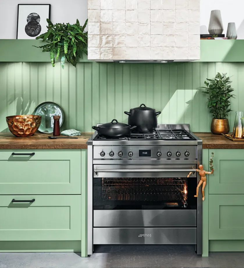 zielone meble kuchenne