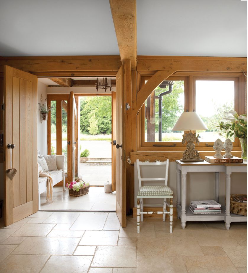 dom w stylu rustykalnym