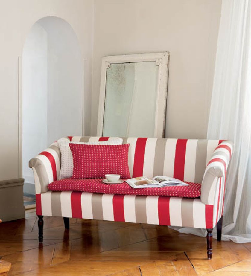 Pionowe pasy wyszczuplają. DECOON. Herbata w kolorach jesieni