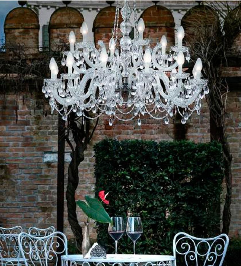 Żyrandol Drylight od Masiero. Zdjęcie: Luminosfera