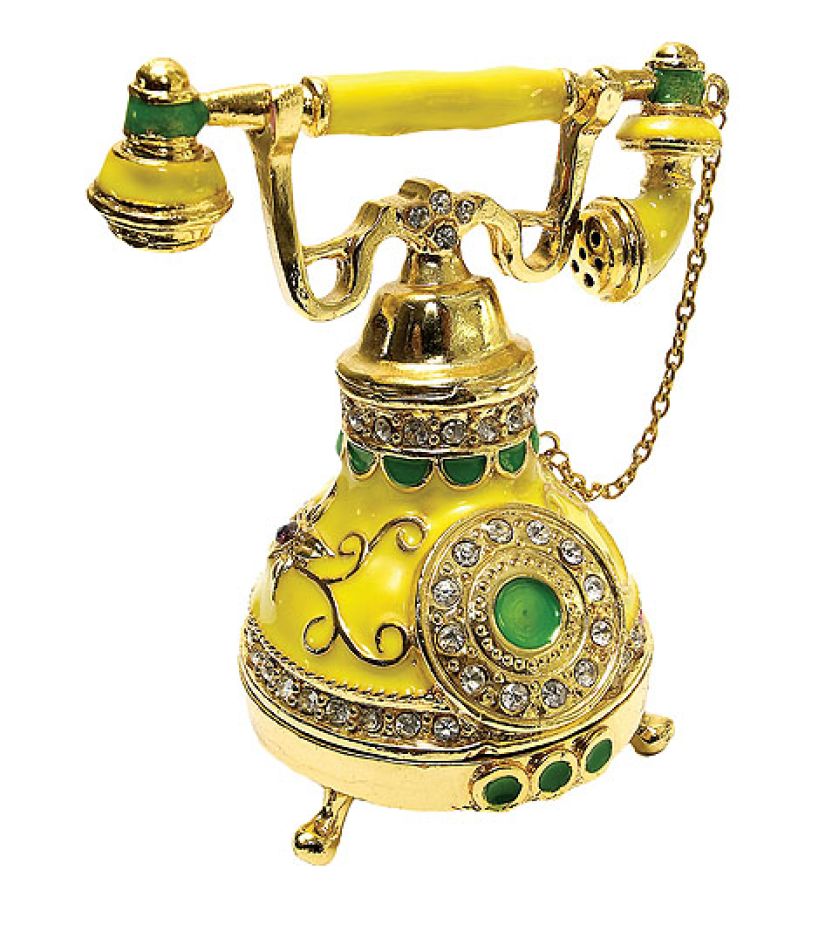 W wiktoriańskim stylu, 123 RF. Historia telefonu