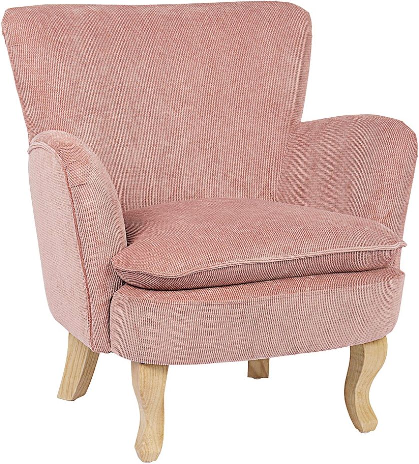 tapicerowany fotel sztruksowy