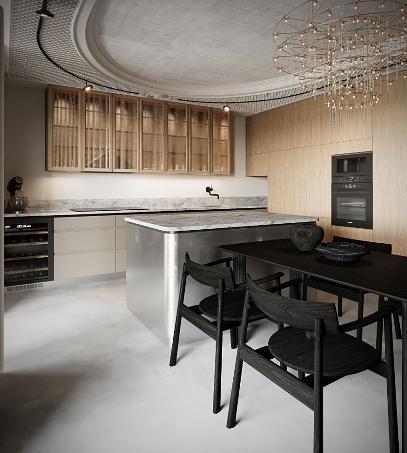 kuchnia styl eklektyczny