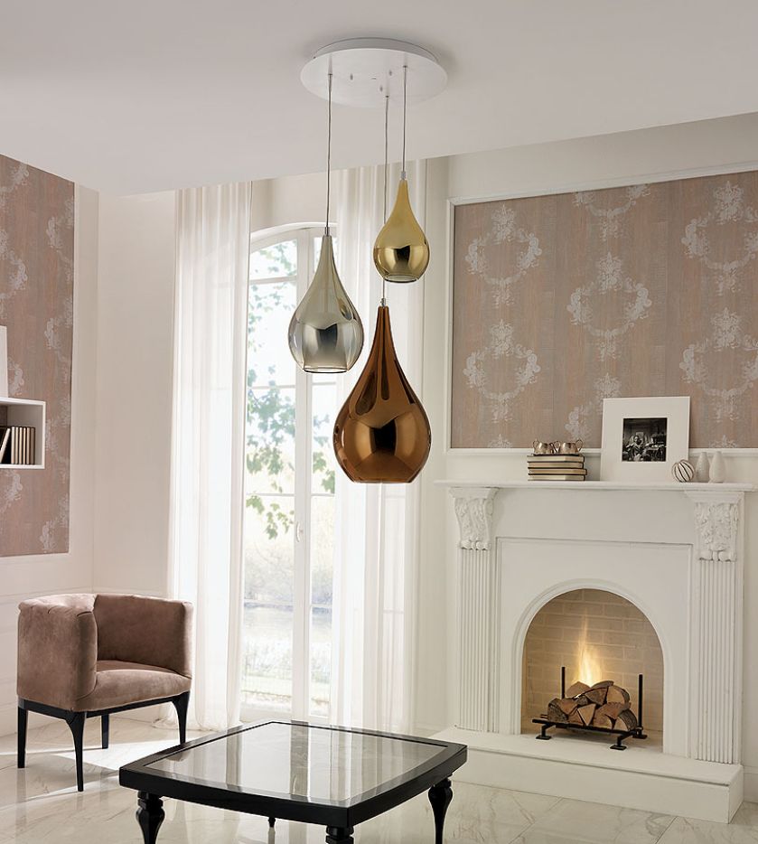 Nowoczesne lampy sprawdzą się także jako oświetlenie w klasycznych, stylowych wnętrzach.