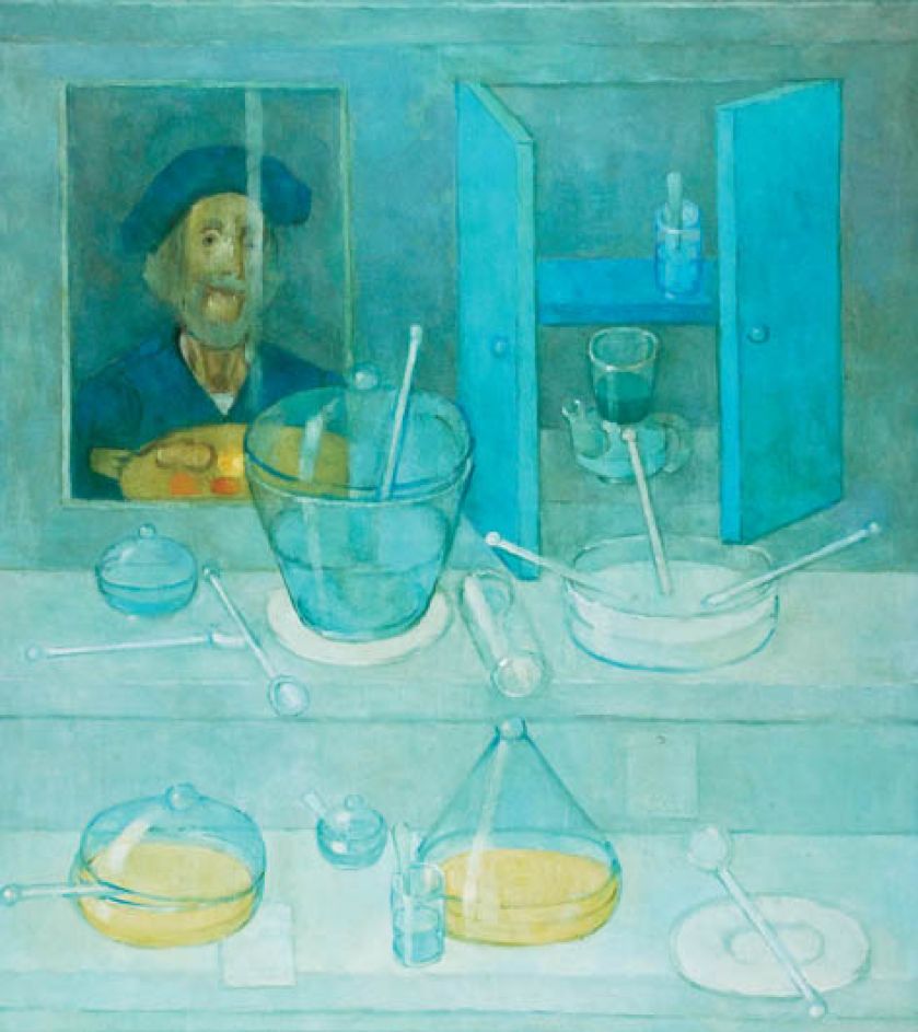 Kiejstut Bereźnicki, Szkło z odbiciem w lustrze , 2003 r., Rempex.