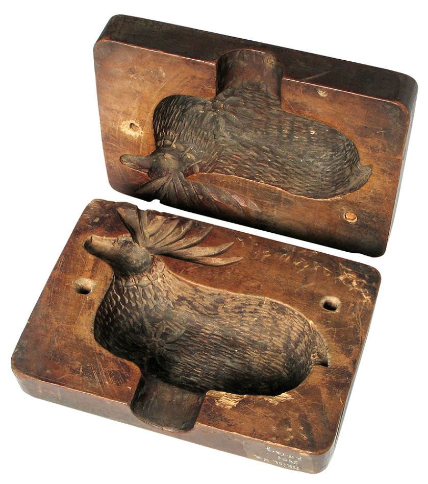 Do sera, w kształcie jelenia. Historia foremek do ciast i na masło