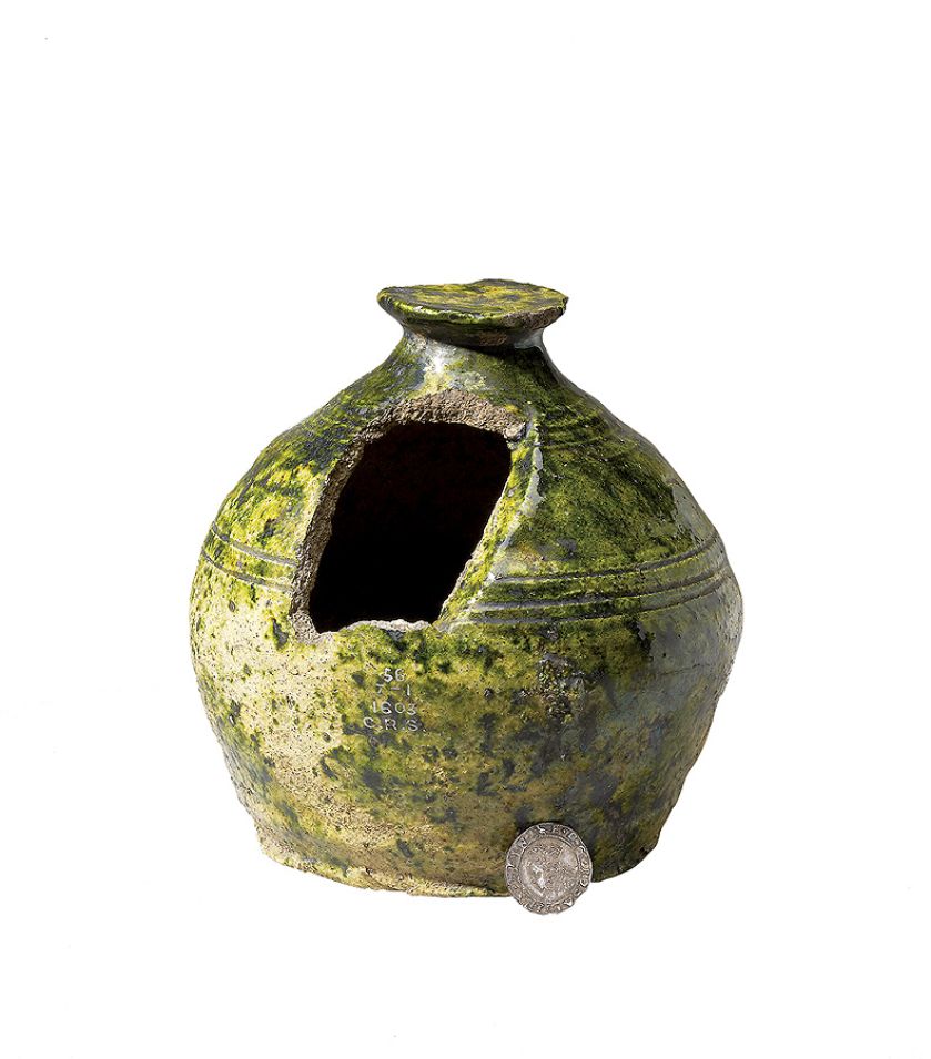 Z ceramiki, 1560-1561 r., Anglia. Grosz do grosza