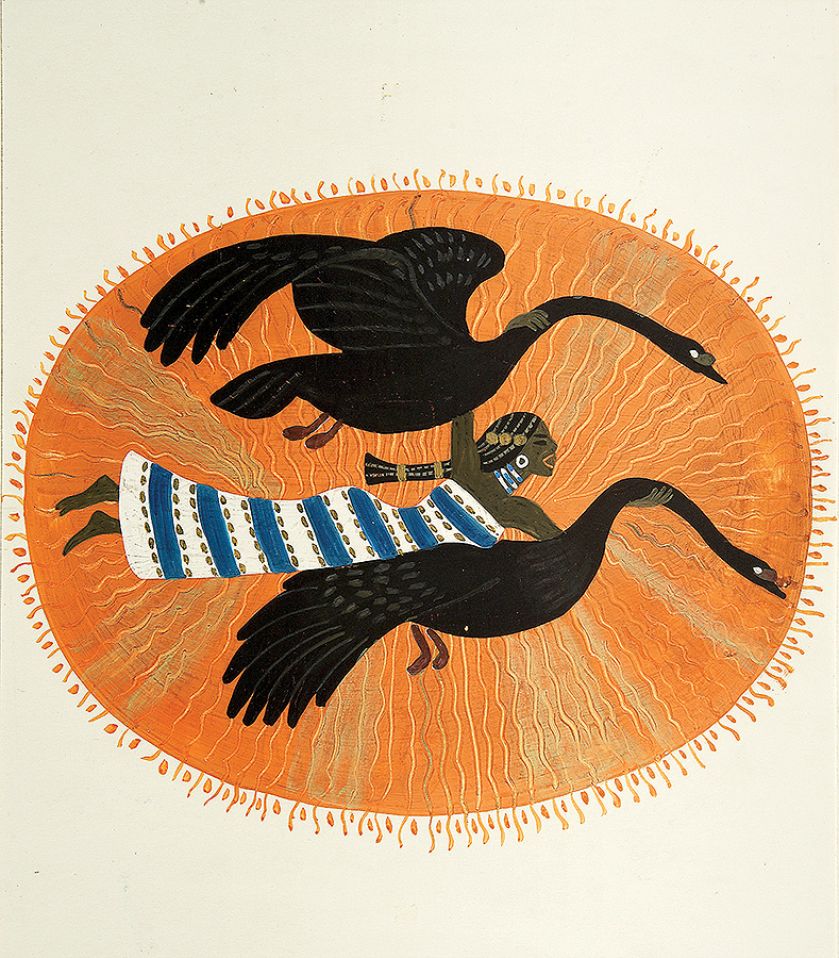 Ilustracja do książki Śpiew kolibrów , W. Markowska, A. Milska, Nasza Księgarnia, 1968 r.