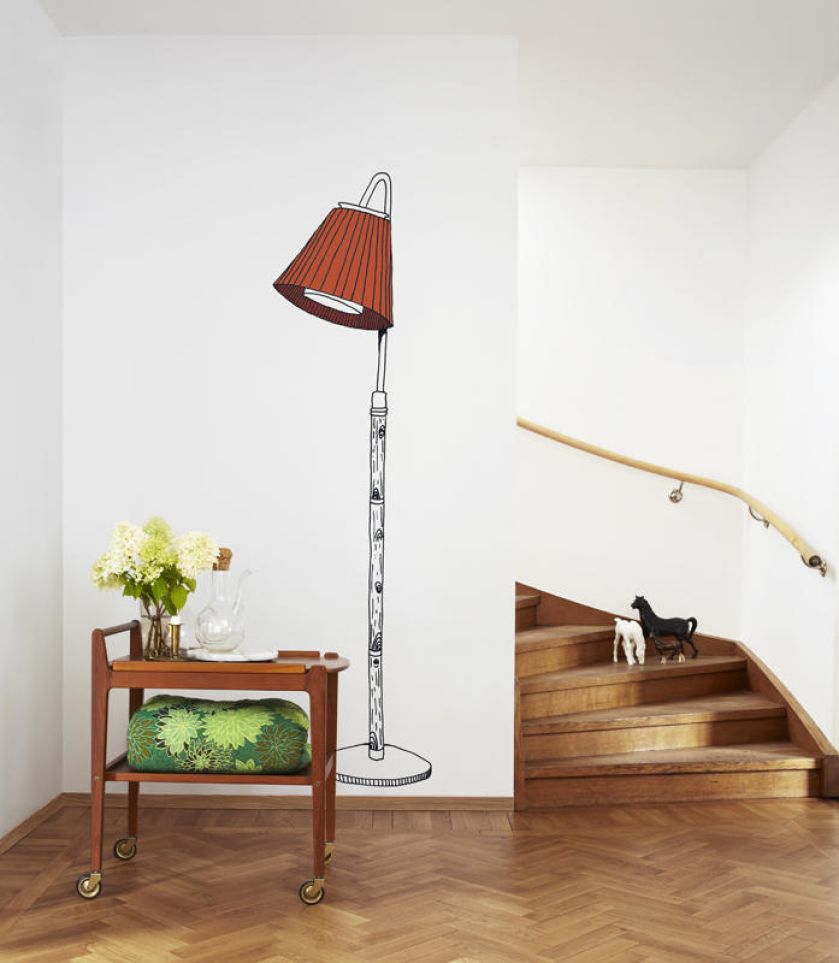 Kolekcja Nostalgic, tapeta Lamp, Mr Perswall