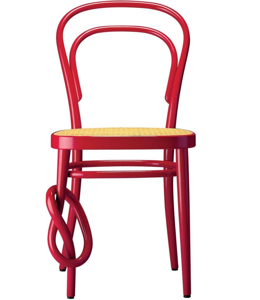 Thonet 214 K(Knotted). Thonet nr 14 - krzesło nad krzesłami