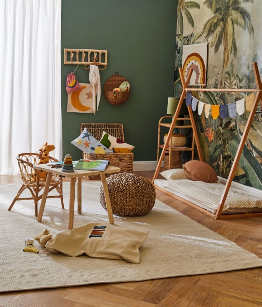wyposażenie pokoju zabaw dla dzieci w domu