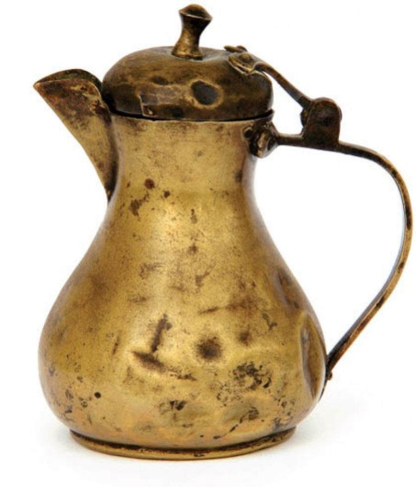 Mosiężna kawiarka, fot. BE W. Kawiarki