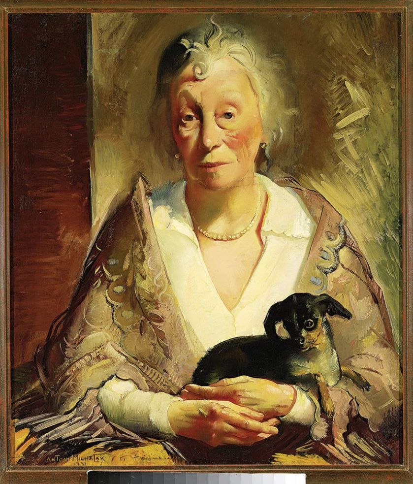Pani z pieskiem (portret Reginy Lowenstein), 1931 r.
