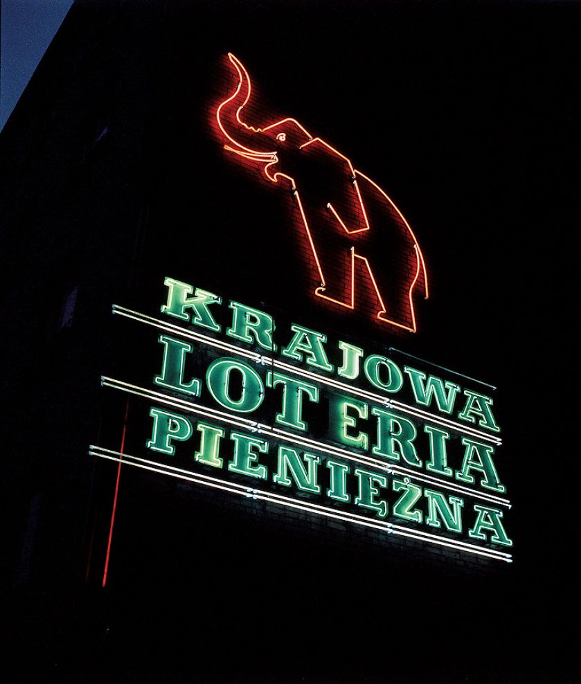 Reklama z lat 70. Reklamy neonowe