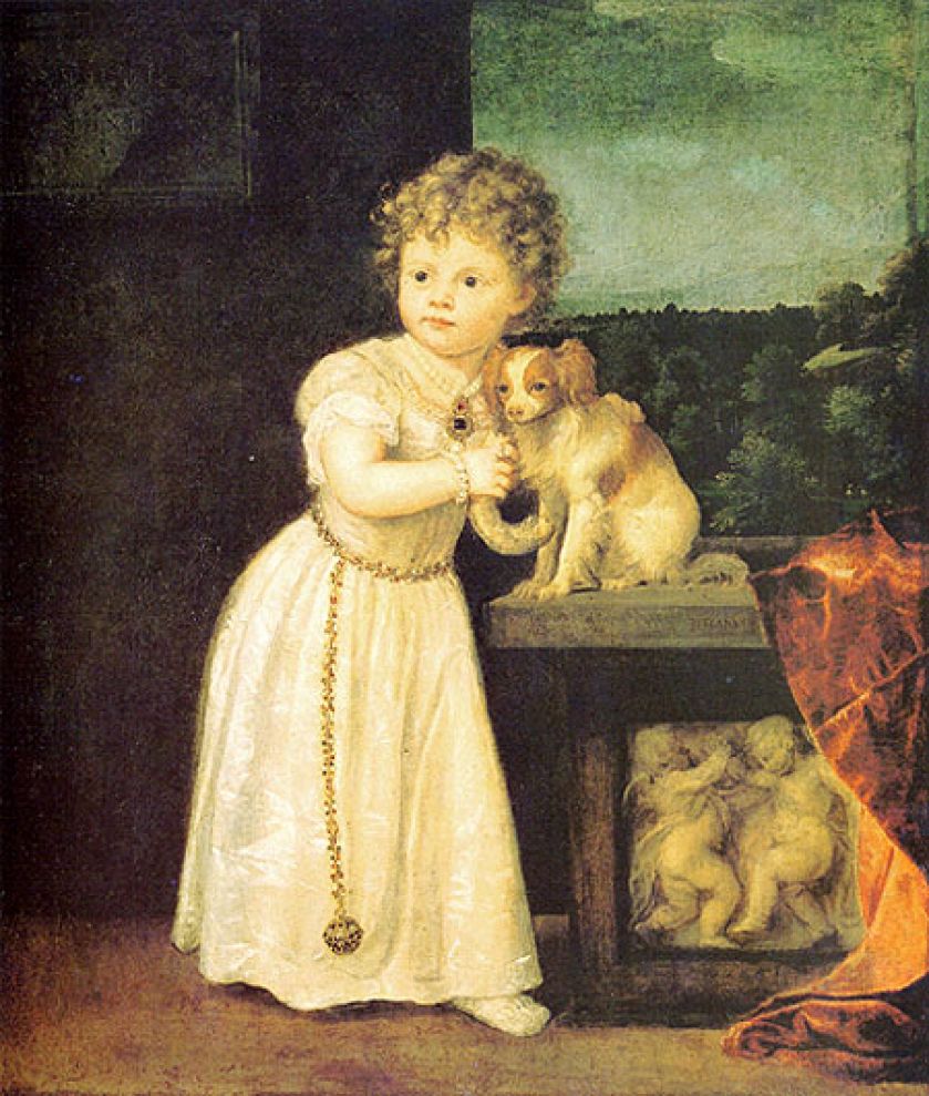 1542 r., Tycjan. Dzieci na obrazach