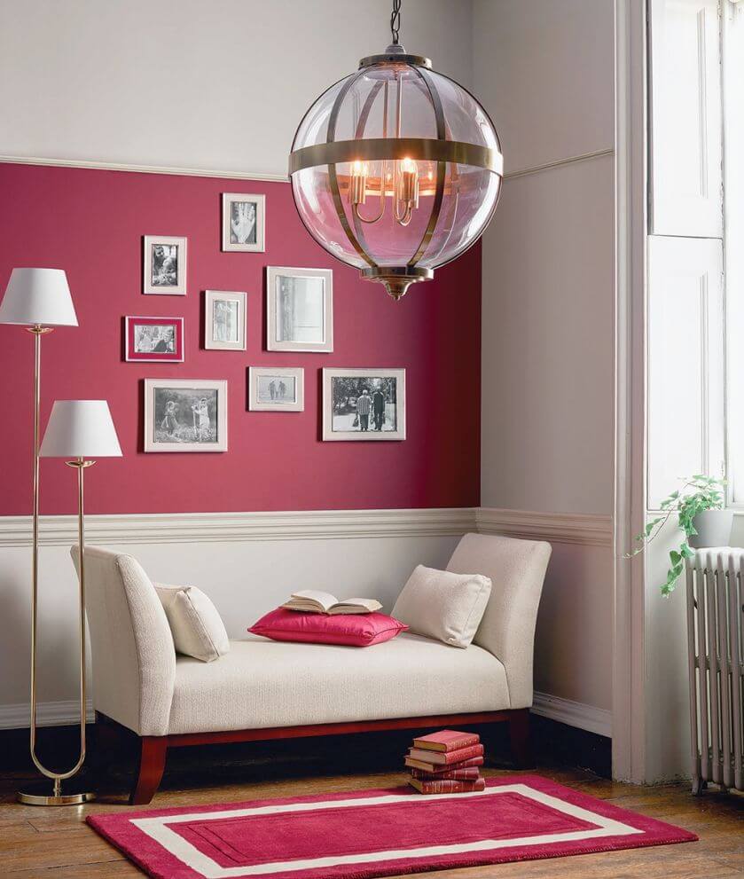 kącik do czytania w domu