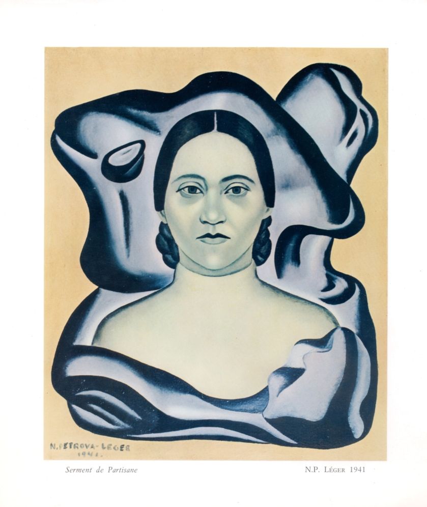 Nadia Léger, Autoportret , 1941 r. Malarstwo Nadii Léger