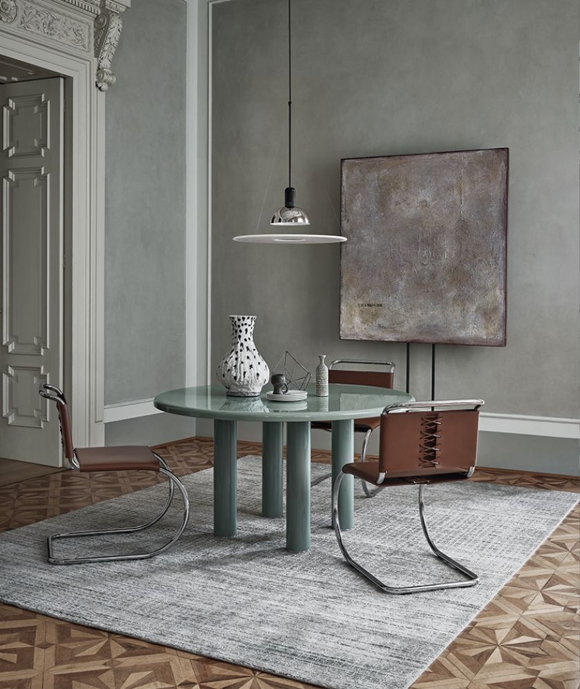 okrągły stół do jadalni