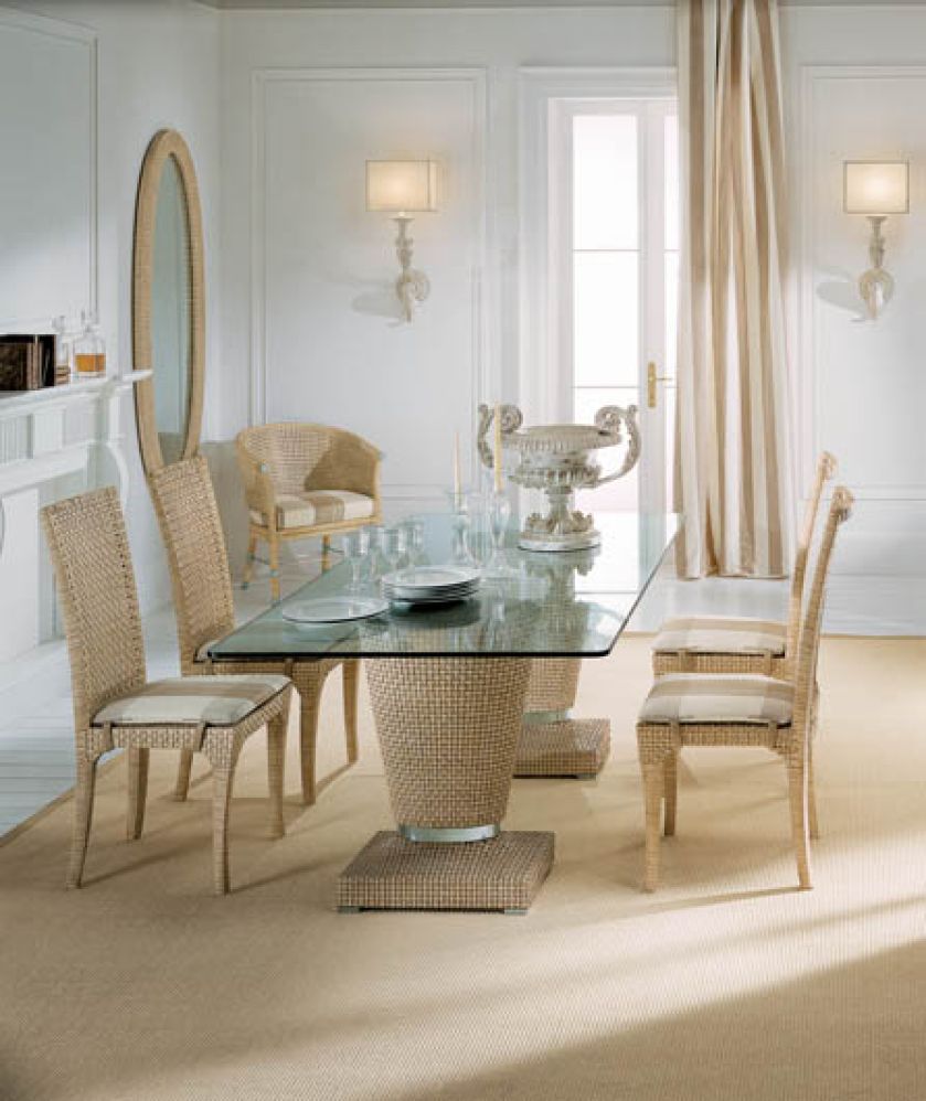 Oryginalne połączenie - plecionka i szkło. Calixdec. SMANIA