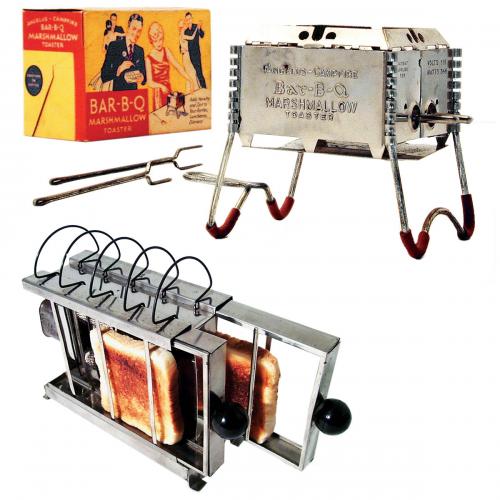 Angelus- Camfire, czyli Marshmellow Toaster, 1930 r., USA. Prometheus, prawdopodobnie zrobiony ręcznie, lata -1920 1930
