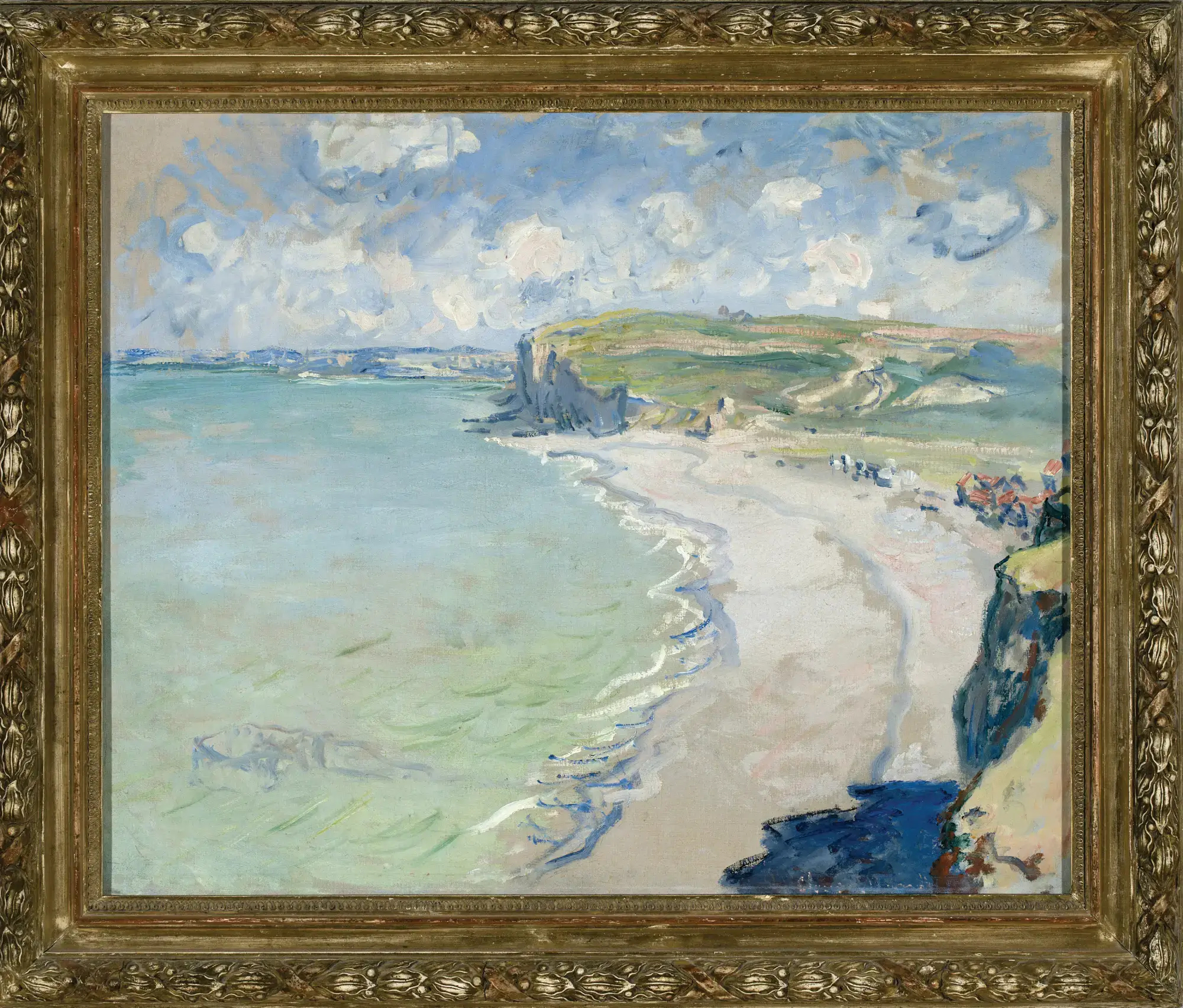 plaża w pourville jedyny w polskich zbiorach obraz claude’a moneta
