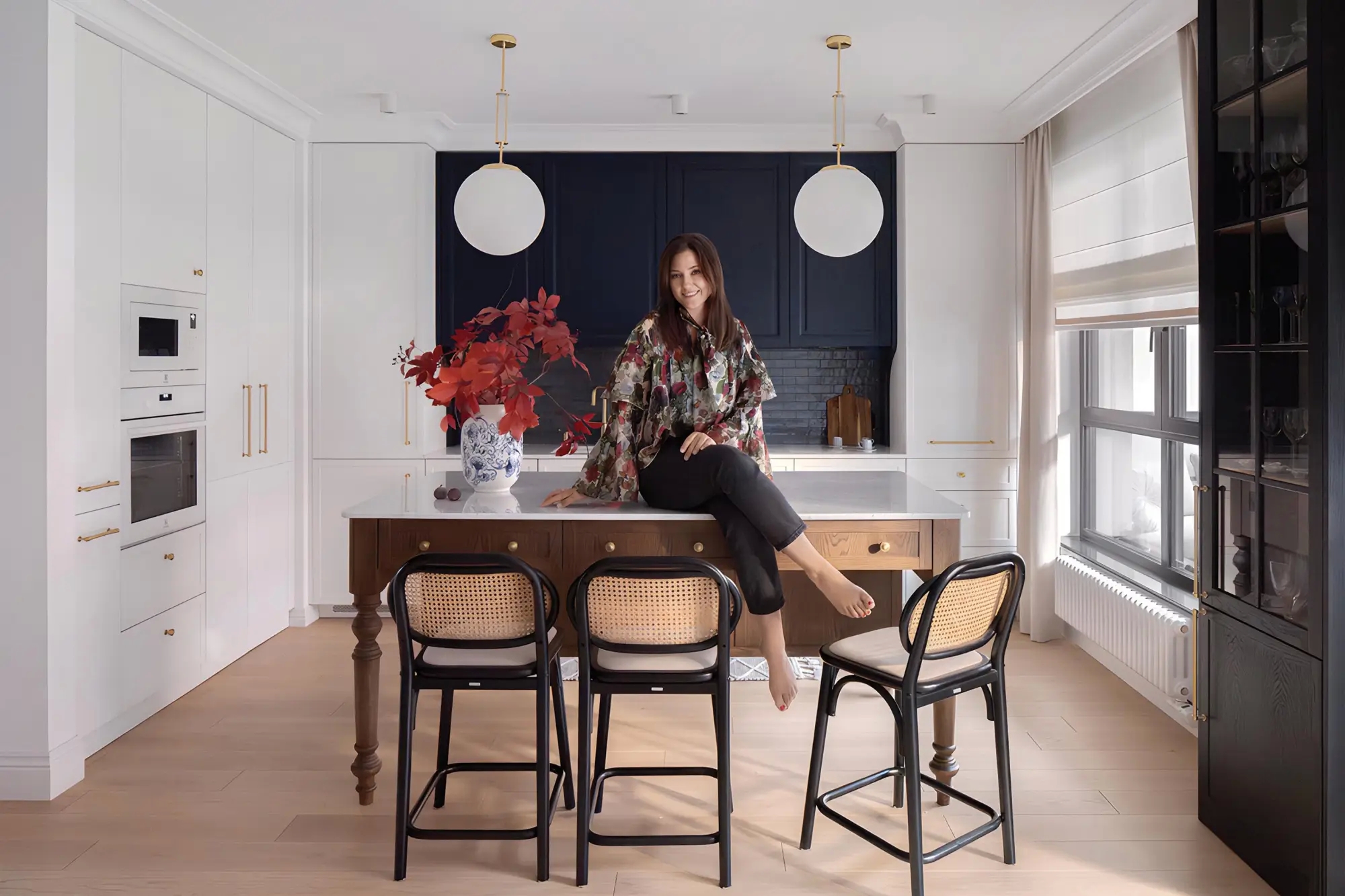 eleganckie wnętrze w trzech kolorach