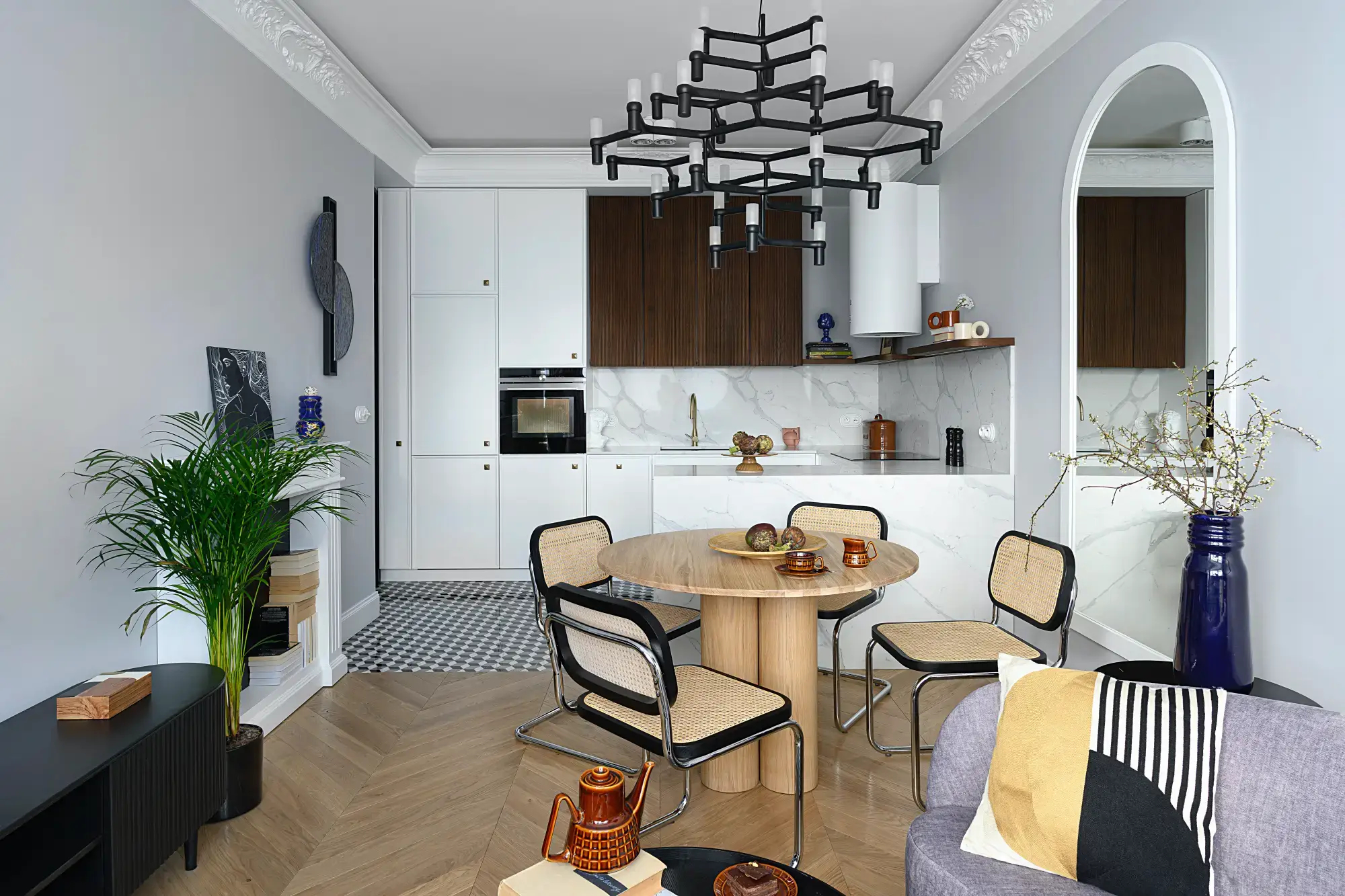 mieszkanie 53 m2 aranżacja wnętrza