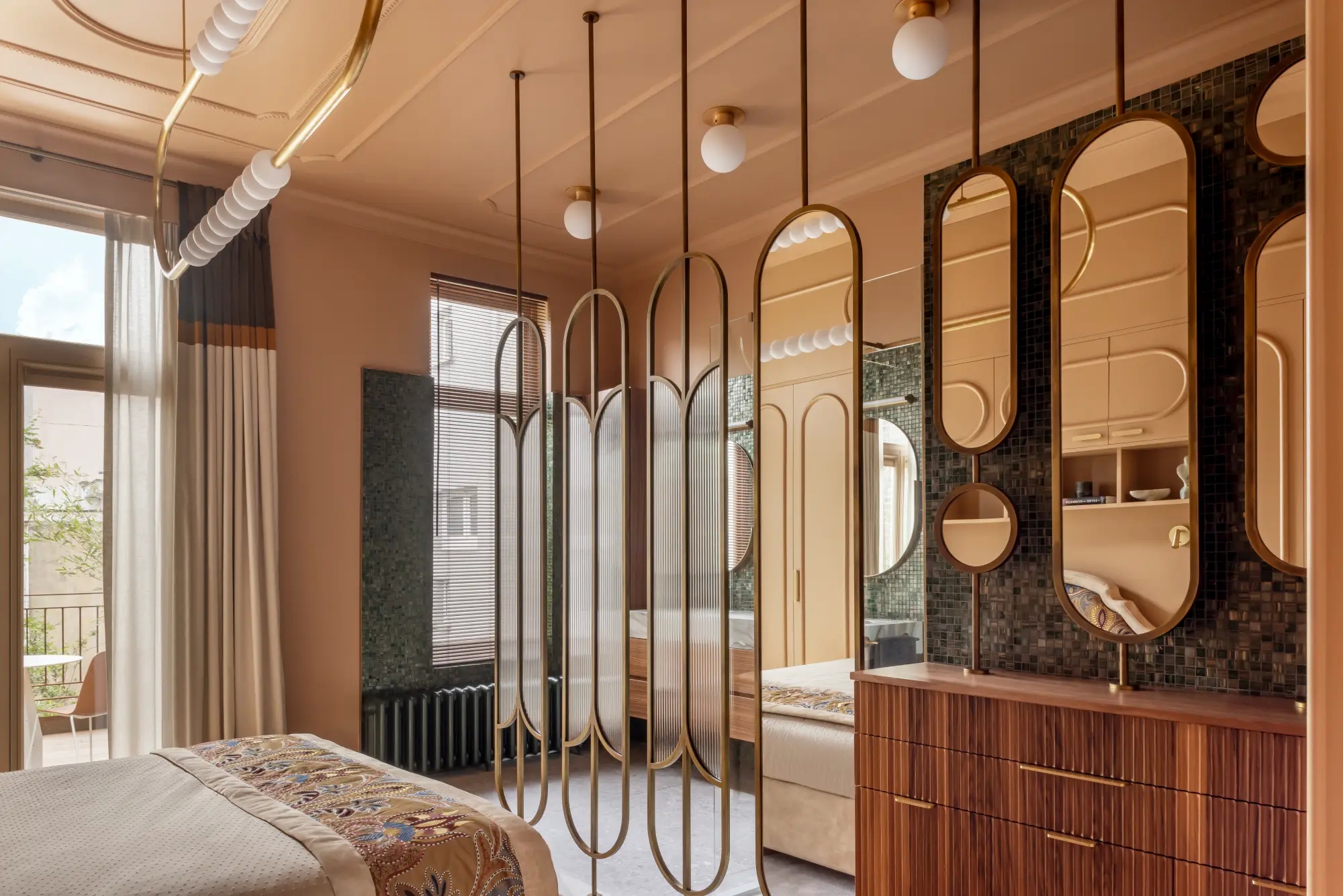 luksusowa łazienka w mieszkaniu w historycznej kamienicy