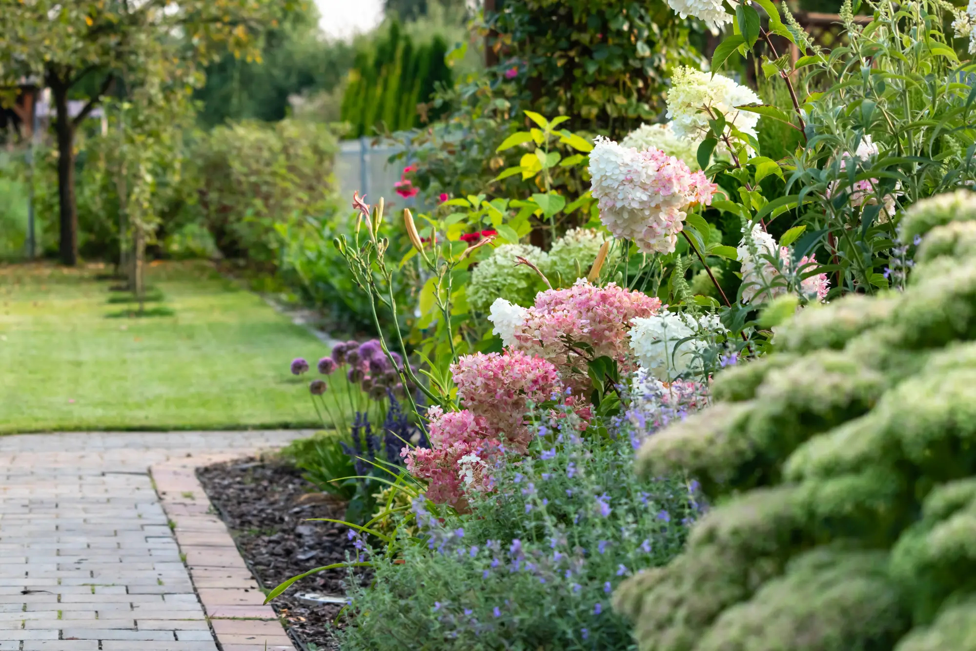 jak zaprojektować rabatę przed domem