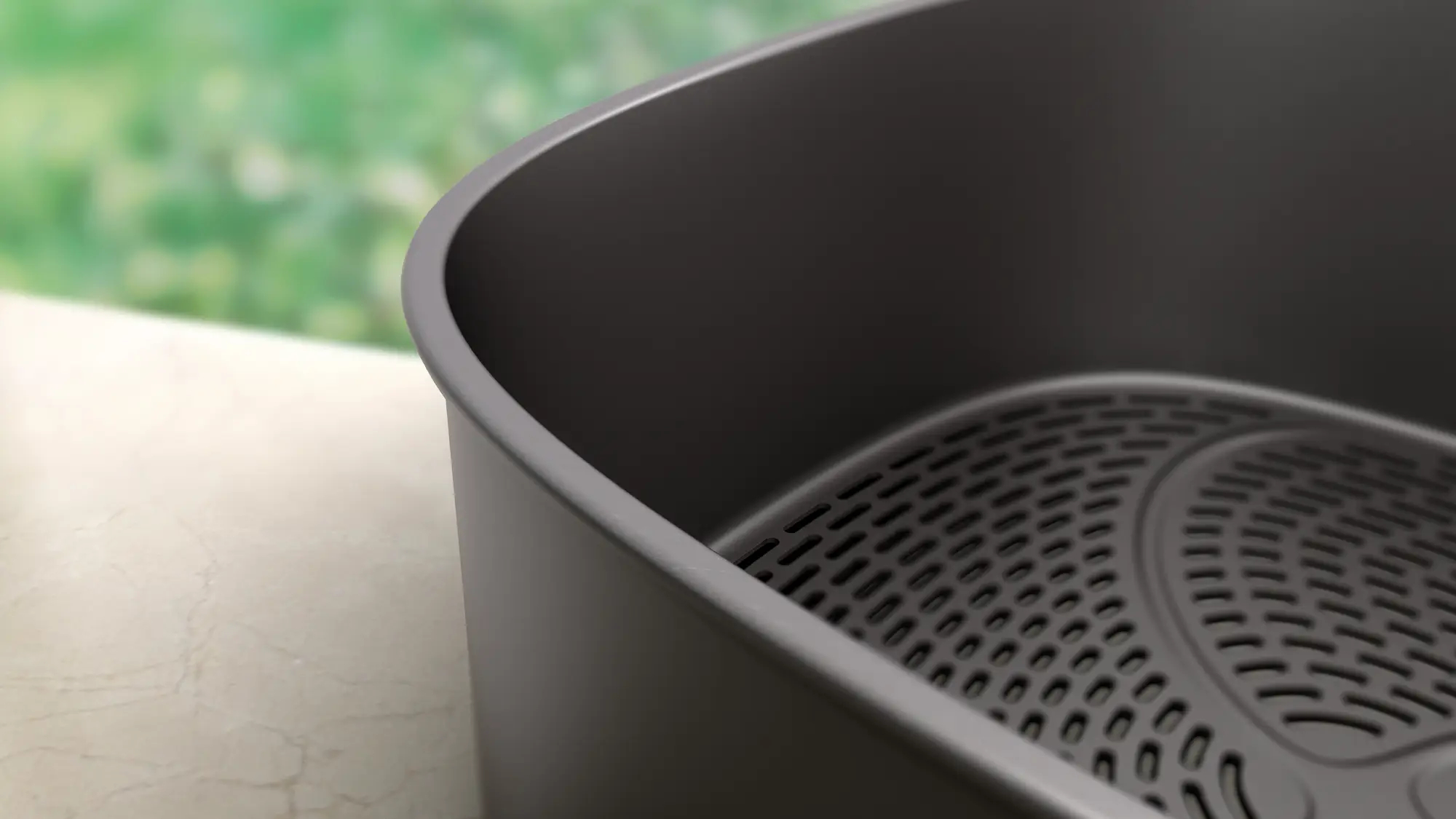 Ceramiczna nieprzywierająca powłoka bez PFAS w Philips Ovi Ultra Megabasket