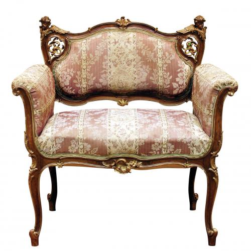 Fotel, Polska XIX/XX w., OSTOYA. Rekamiera i spółka