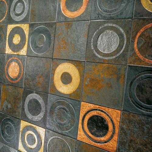 Płytki Stardust pokryte są złotem, srebrem i miedzią Cena – 6400 zł/m². YETI